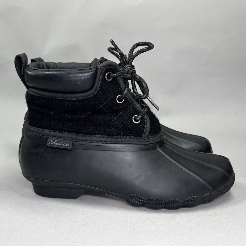 Sperry Women's‎ Size 6 Pond Lil Puddles Mid Quilted Lace Up Duck Boots